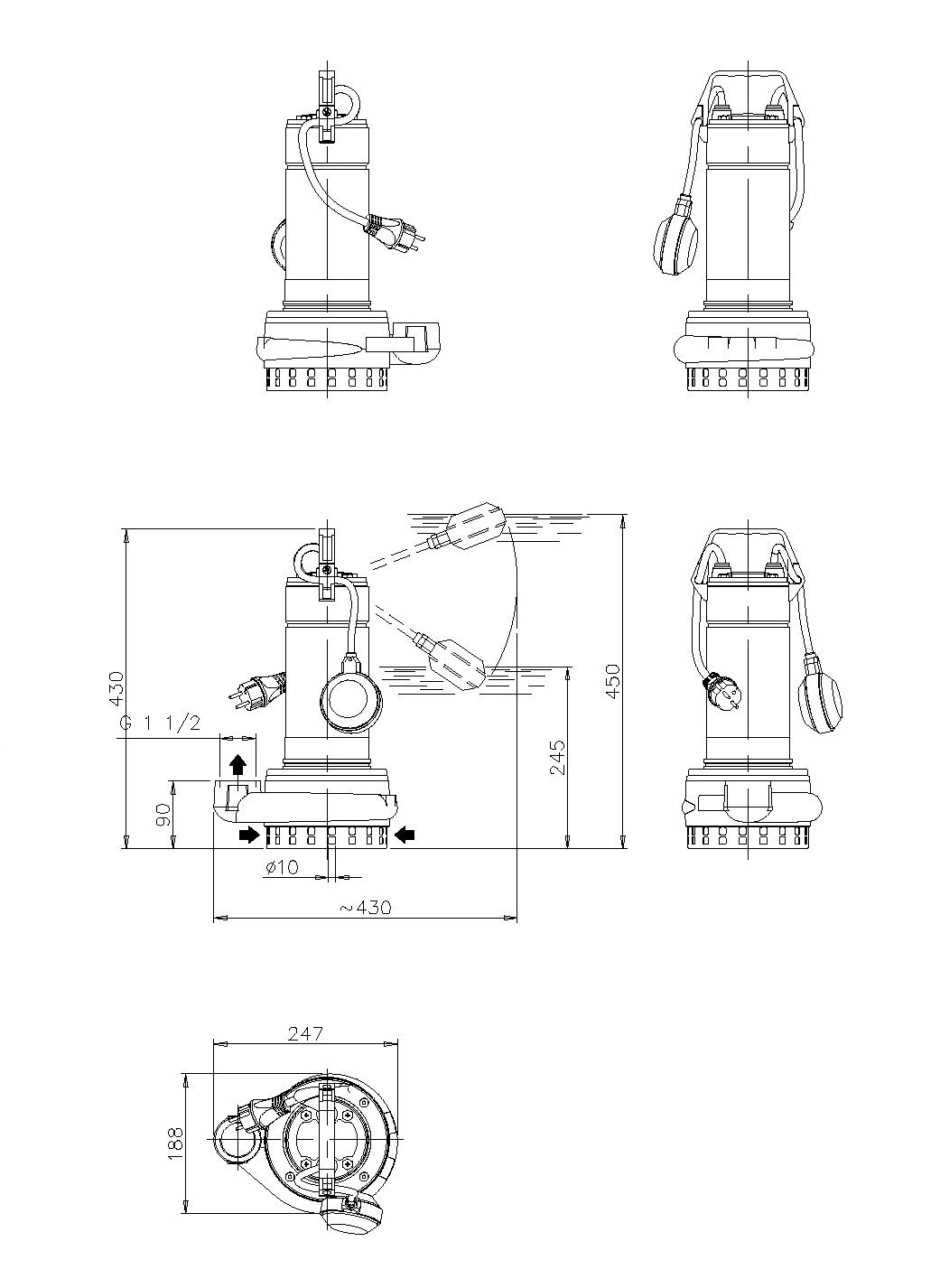 Dimensioni (mm)